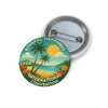 2026 JW Convention Pin Button: Tropical Beach Souvenir, Eternal Happiness