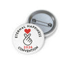 Eternal Happiness 2026 JW Convention Pin: Heart Design Souvenir