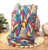 Handmade Wayuu Bag: Crochet Mochila - Boho Tribal Purse