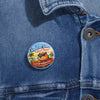 Capybara Vibes & Good Times Pin – Eternal Happiness International Convention Button – Cute Convention Souvenir