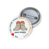 2026 JW San Diego International Convention We Love You Button Pins, Eternal Happiness, 1.25, 1.50, 2.25 Inch.